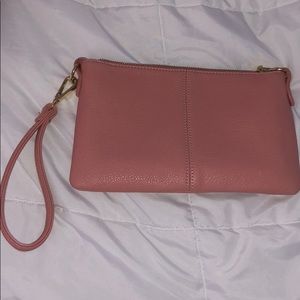 pink wristlet from CHARMING CHARLIE